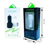 TE-092 36W Dual QC3.0 USB Fast Car Charger - Image 6