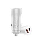 P21 Portable PD 20W + QC 3.0 18W Dual Ports Fast Car Charger - Image 2