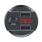 C4 FM Transmitter Car Kit Audio MP3 Player Fast Dual USB Fast Charger - Image 5