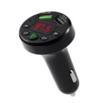 E6 Car MP3 Player FM Transmitters Dual USB Hands-free - Image 4