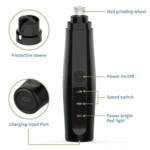 Electric Dog Nail Grinder USB Rechargeable Pet Painless Nail Clipper - Image 5