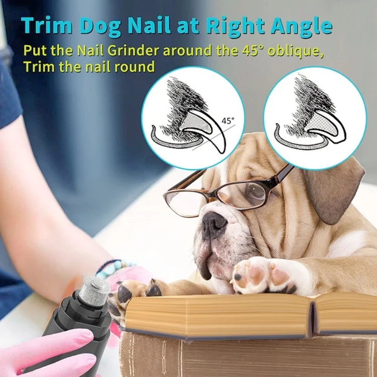 SYA0015903_6.webp Electric Dog Nail Grinder USB Rechargeable Pet Painless Nail Clipper - Image 7