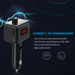 BS6 Wireless Car Bluetooth Aux Interface MP3 Player Swivel USB Port Charger - Image 6