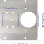 Hinge Repair Plate Cabinet Stainless Steel Hinge Repair Plate - Image 3