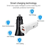 TE-P22 38W PD20W + QC3. 0 USB Car Charging + USB-C / Type-C to USB-C / Type-C Data Cable, Length: 1m - Image 3