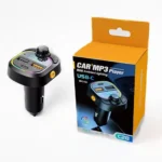 C28 Fast Charging Atmosphere Light Handsfree Car Kit Car Mp3 Player Stereo FM Transmitter - Image 6