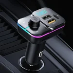C24 Car Bluetooth MP3 Player Fast Charging FM Transmitter Wireless Handsfree - Image 5