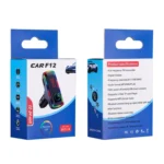 F12 Universal Dual USB Car Charger with FM Transmitter Bluetooth Car MP3 Player - Image 6