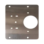 304 Stainless Steel Hinge Hydraulic Damping Mute Thickening Buffer Hinge (Set) - Image 3