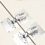 304 Stainless Steel Hinge Hydraulic Damping Mute Thickening Buffer Hinge (Set) - Image 6