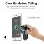 T25S Car MP3 Player Multi-function BT5.0 Dual USB Chargers - Image 3