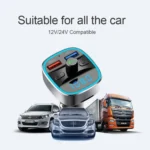 T25S Car MP3 Player Multi-function BT5.0 Dual USB Chargers - Image 5