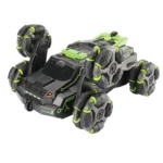 MoFun JC03 2.4G remote control six-wheel stunt car 360 degree swing arm without dead angle drift spray remote control car - Image 4