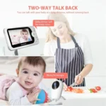 VB608 4.3 inch Wireless Video Baby Monitor IR LED Night Vision Intercom Surveillance Camera - Image 5