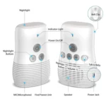 DBM-8 Wireless Audio Two-way Talk Back Baby Monitor, Intercom Sound Alert for Infant - Image 2