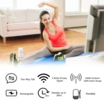 DBM-8 Wireless Audio Two-way Talk Back Baby Monitor, Intercom Sound Alert for Infant - Image 6