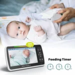SM650 Wireless Video Baby Camera Intercom Night Vision Temperature Monitoring Cam - Image 4