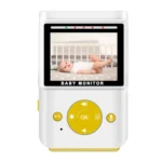 855P 2.4 inch Home Wireless Yellow Baby Monitor with Baby Surveillance Camera - Image 2