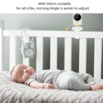 855P 2.4 inch Home Wireless Yellow Baby Monitor with Baby Surveillance Camera - Image 5