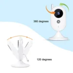 ZR302 2.4GHz Digital Video Smart Baby Monitor Night Vision Camera, Music Player, Two Way Intercom Function - Image 5