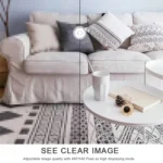 ABM100 4.3 inch Wireless Video Color Night Vision Baby Monitor 360-Degree Security Camera - Image 5