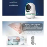 SM70PTZ 7 inch Screen 2.4GHz Wireless Digital Baby Monitor,  Auto Night Vision / Two-way Voice Intercom - Image 6