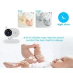 BM850 3.5 inch Wireless Video Color Baby Monitor Night Vision Temperature Monitor - Image 3