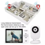 835P 3.5 inch Video Wireless Baby Monitor IR Night Vision Voice Security Camera - Image 5