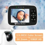 SM935 3.5 inch LCD Screen Wireless Video Baby Monitor Night Vision Two-Way Audio IP Camera - Image 2