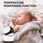 DY55A Built-in Lullabies Video Babyphone 5 inch Screen Digital Wireless Baby Monitor Camera - Image 2