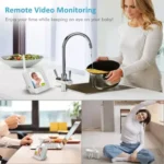 DY55A Built-in Lullabies Video Babyphone 5 inch Screen Digital Wireless Baby Monitor Camera - Image 4