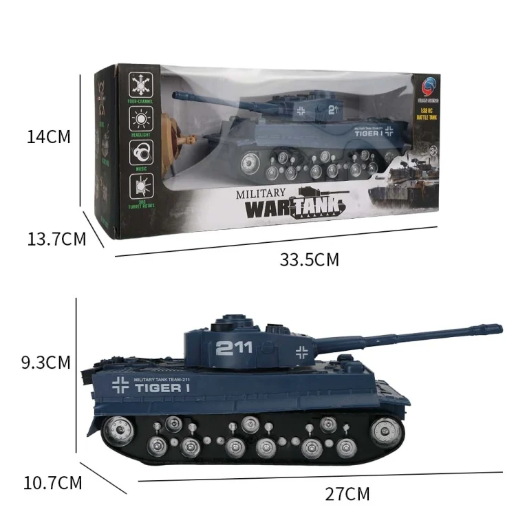 SYA002106701A_2.webp MoFun 369  Remote Control Tank 1:32 Four-way RC Vehicle - Image 3