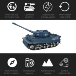 MoFun 369  Remote Control Tank 1:32 Four-way RC Vehicle - Image 6