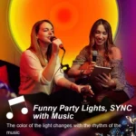 RLD-021 Rainbow Sunset Projector LED USB Bluetooth Wifi RGB Night Light - Image 3