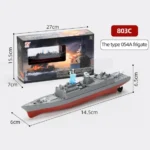 MoFun 803 2.4G Remote Control Warship Simulation Ship - Image 2
