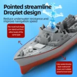 MoFun 803 2.4G Remote Control Warship Simulation Ship - Image 4