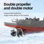 MoFun 803 2.4G Remote Control Warship Simulation Ship - Image 6