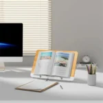 BG-2 Wooden Foldable Reading Bookshelf Tablet Pc Support Stand - Image 3