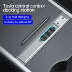 Z62A For Tesla Model 3 / Y Center Console 27W Fast Charging USB HUB Docking Station - Image 2