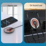 T09 2 in 1 Transparent Car Magnetic Wireless Charger 15W Fast Charging Stand - Image 5