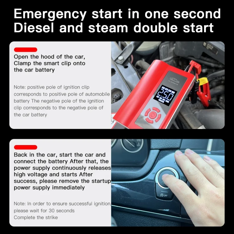 SYA0022174_B3.webp Ai8 Portable Multifunctional LCD Screen Emergency Power Supply 12V Car Start Air Pump - Image 4