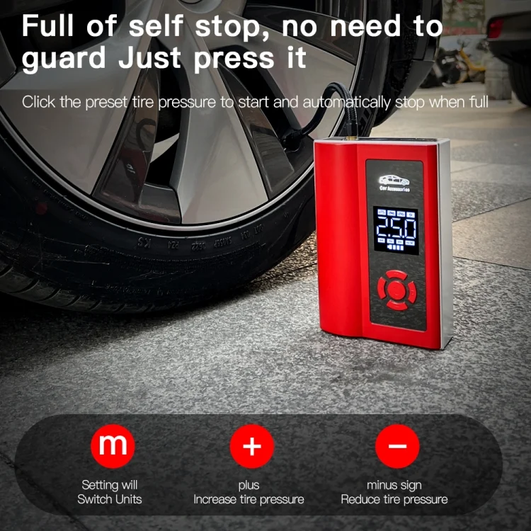 SYA0022174_B4.webp Ai8 Portable Multifunctional LCD Screen Emergency Power Supply 12V Car Start Air Pump - Image 5