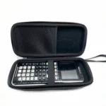 For Texas Instruments Plotting Calculator Protective Storage Box with Accessories Mesh Bag