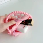Diamond Shaped Mini Portable Shoulder Bag Silicone Handbag - Image 7