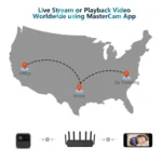 R9 Portable Cell Phone Remote Webcam Home Wireless WiFi Camera HD Night Vision Monitor Camera - Image 5