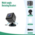 W10 Home Wireless IP Camera Mini Wifi Network Camera with Night Vision - Image 6