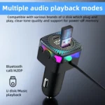 CS5 Car 3 in 1 Bluetooth 5.3 MP3 Player FM Transmitter Charger with Cable - Image 6