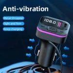 CS3 With 3 Charging Cables 66W Car Charger MP3 Player Bluetooth FM Transmitter - Image 6