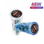 P35 48W PD30W+QC3.0 18W USB Transparent Car Quick Charge - Image 5
