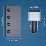 TR-54 9 In 1 Multi Ports PD+QC3.0 USB Car Charger Device 3 Socket Cigarette Lighter Splitter - Image 5